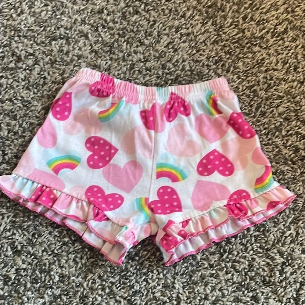 Carter's Girls Pajama Short Bottoms - Green, Yellow, Pink